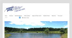 Desktop Screenshot of organicpond.com