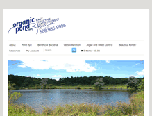 Tablet Screenshot of organicpond.com